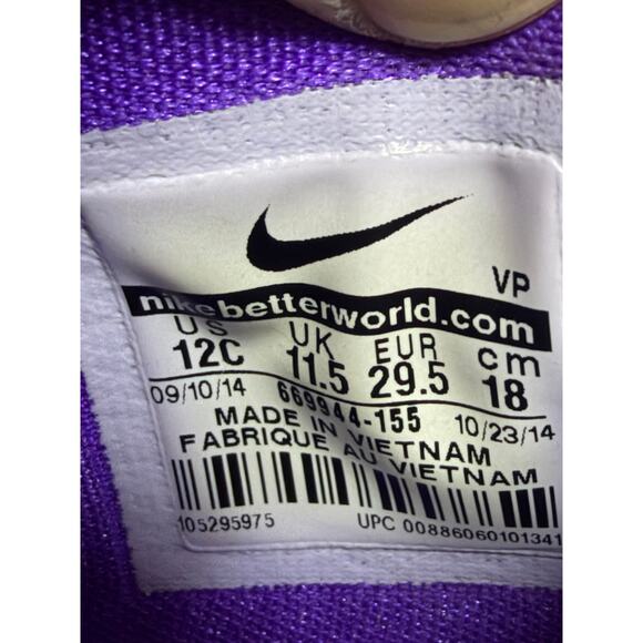 Nike KD 7 VII GS “PB&J Peanut Butter Jelly Basketball Shoes Youth 12C 669944-155 - Picture 2 of 11